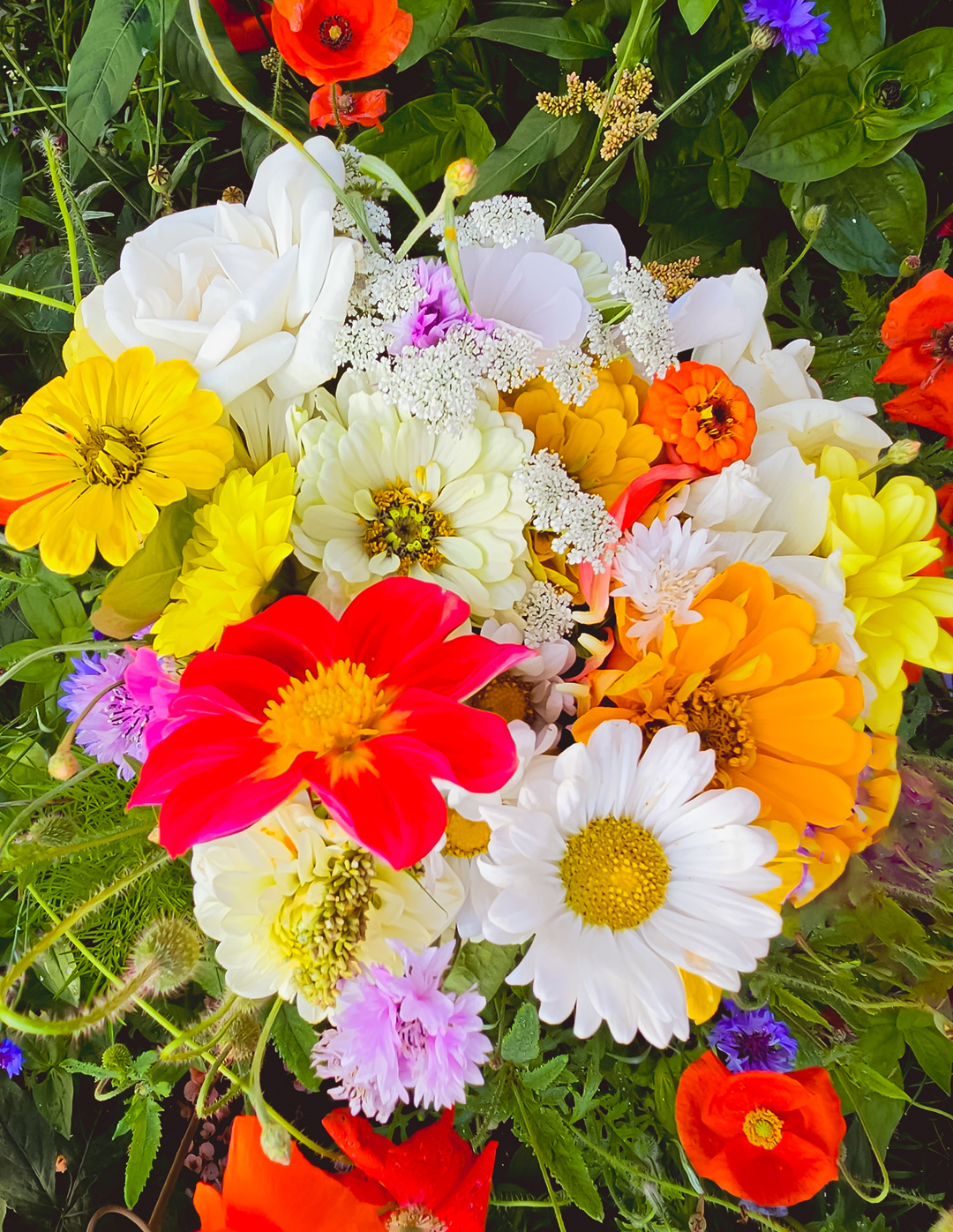Bukett med blommor
