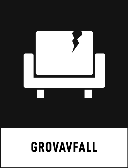 Symbol för grovavfall