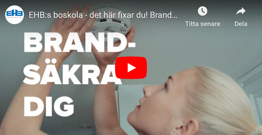 Filmklipp brandsäkra dig