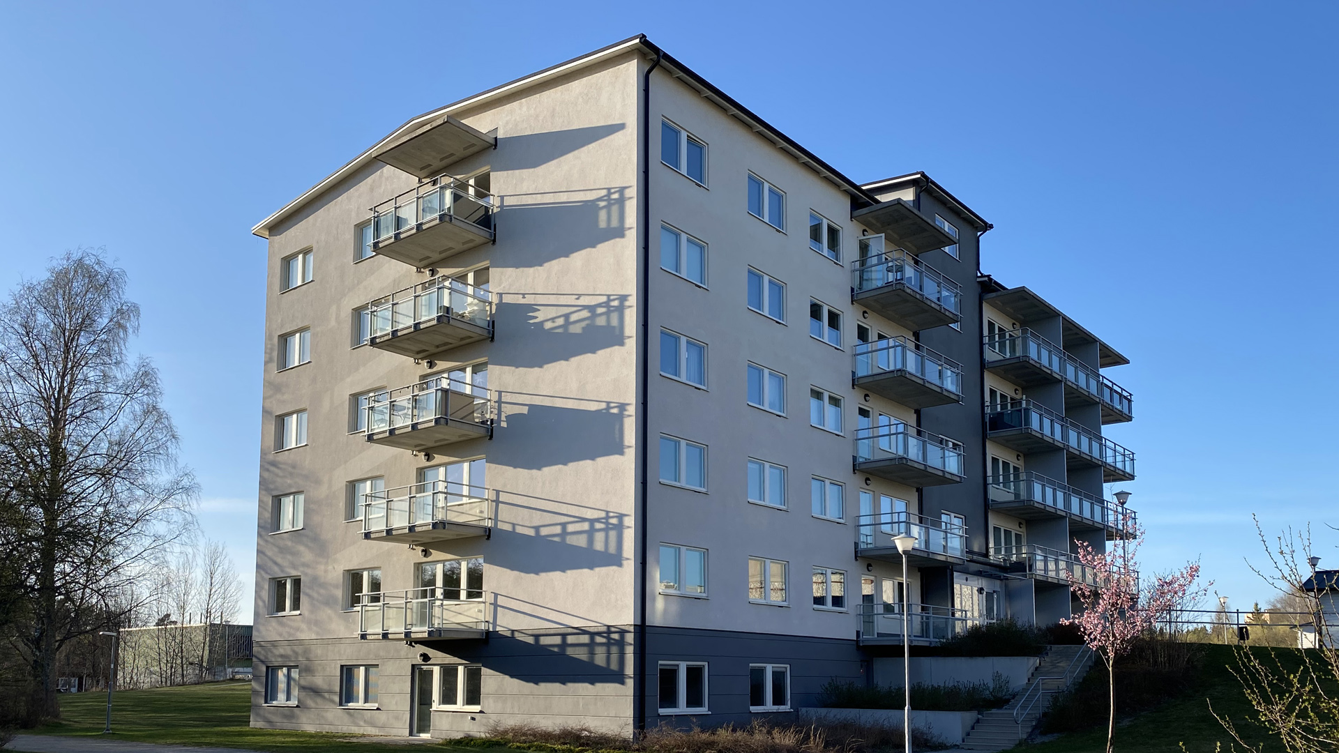 Flerbostadshus i flera våningar